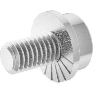 Serrated-Flange Socket Head Screw M6 x 1 mm Thread Size, 10mm Long图2